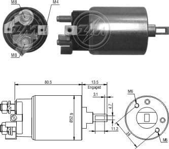 AUT. HITACHI MOTORES DIESEL MINI ESCAVADEIRA