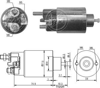 AUT. MITS. CITROEN BX BERLINGO C15 C25 C5 C8 JUMP