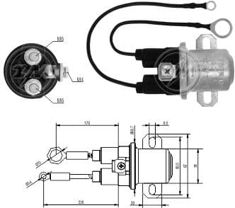 AUT. AUX. DELCO 38MT 24V CARGO CONSTAL FH NH12