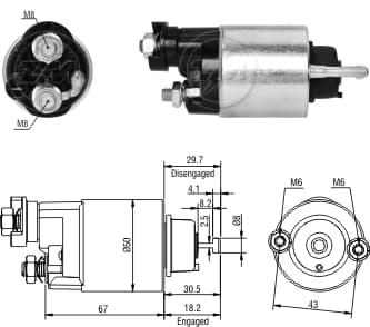 AUT. 12V NIPPODENSO HONDA CIVIC