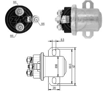 AUT. AUX. DELCO 29MT 24V CASE MB 1215 1218 NEW HOL