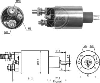 AUT. 24V LUCAS M100 CAM.TITAN ONIB.