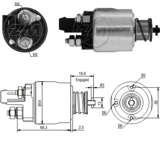 AUT. 12V VALEO GOL POLO FOX GOLF SPACE
