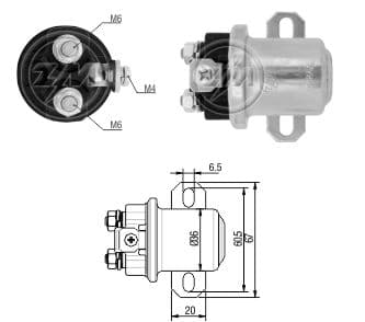 AUT. AUX. DELCO 37MT 41MT 24V MB 1632 1634 1938