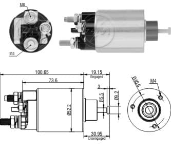 AUT. DELCO PG260 ESPERO PALIO PUNTO AGILE ASTRA CO
