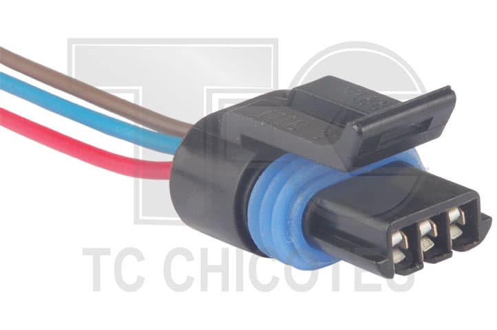CONECTOR 3 VIAS INJECAO/SENSOR TPS.TD C/FIO