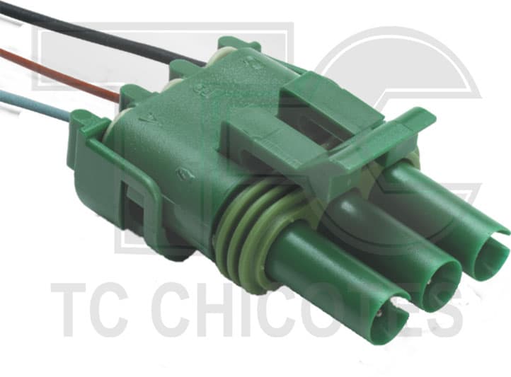 CONECTOR 3 VIAS SENSOR MAP GM C/ FIO