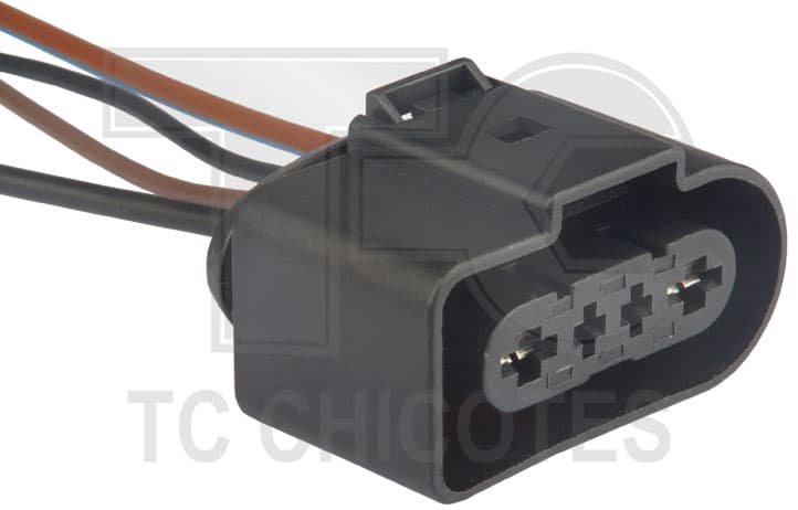 CHICOTE P/REP.FLANGE COMB.FOX/GOL 4 VIAS FEMEA