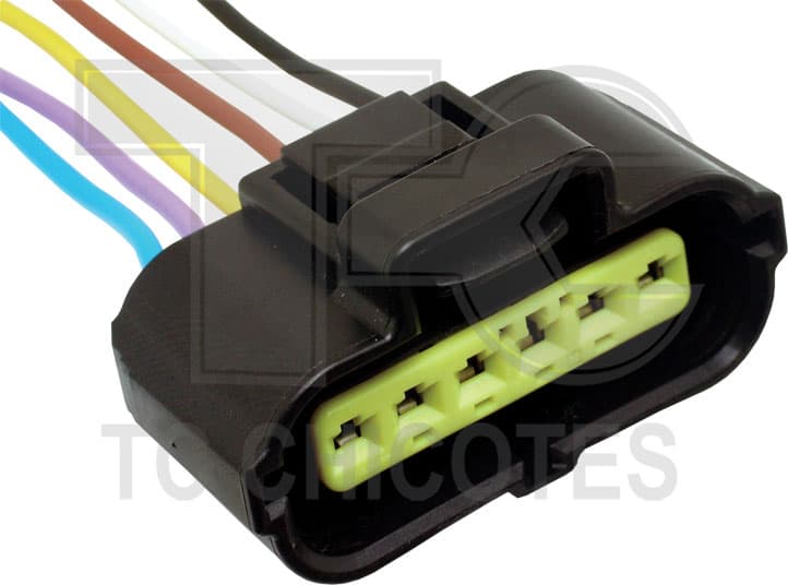CHICOTE SENSOR FLUXO DE AR FIESTA/KA/COURIER 6VIAS