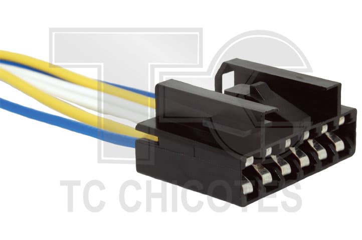 CHICOTE REPARO 6 VIAS FÊMEA FIAT UNO
