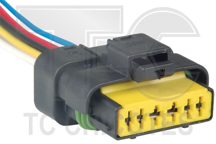 CHICOTE REPARO SENSOR DA BORBOLETA 6 VIAS LINHA SI