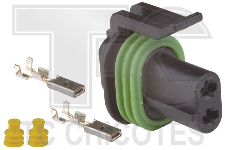 CONECTOR 2 VIAS FAROL MILHA C/TRAVA