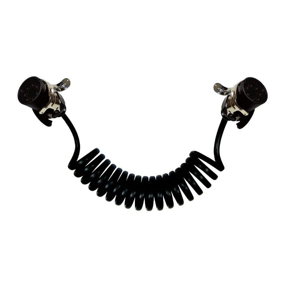 CHICOTE ELE. ABS ESPIRAL 5,5M COMP.C/ 2T MACHO 7PO