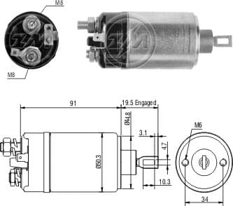 AUT. BOSCH BRASILIA KOMBI FUSCA