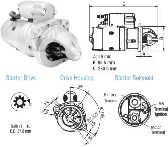 MT.PT. 12V M93 VW 13150 13180 17210 23210 MWM